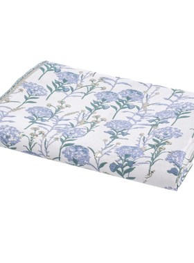 光泽微廓 蓝色绣球超仙立体浮雕提面料半裙装手工di面料