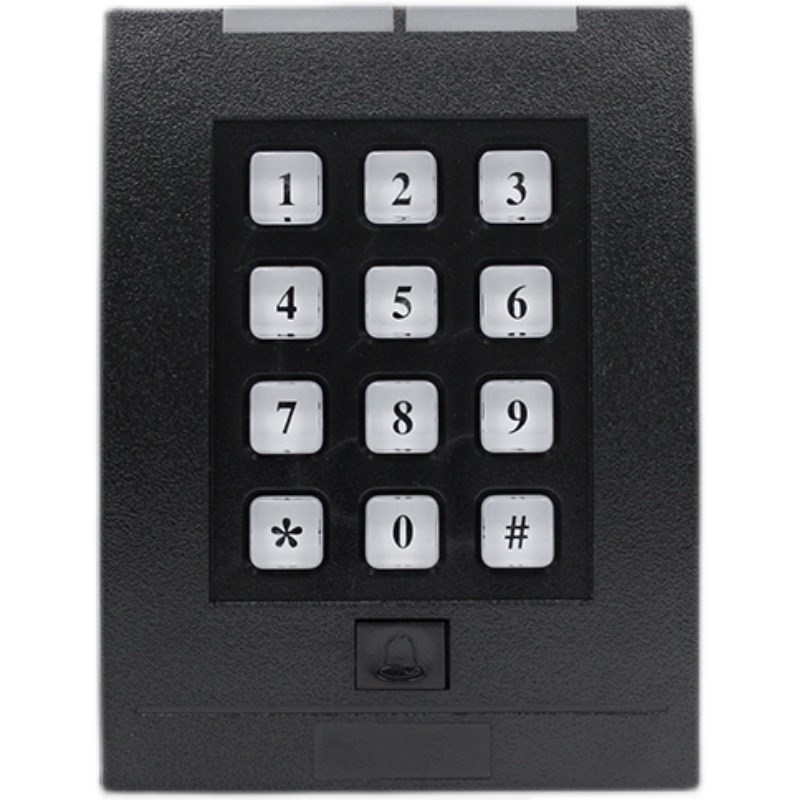 IDIC门禁读卡器键盘刷卡器韦根门禁系统阅读器WG26读头密码232/48