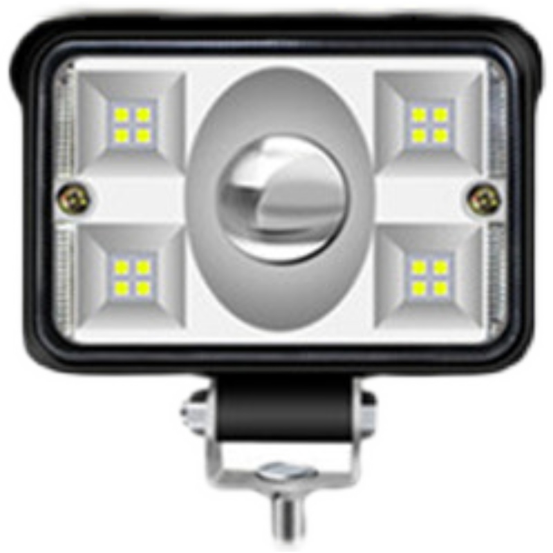 电动车摩托车三轮车LED外置射灯12到80V伏通用前置大灯强光改装灯