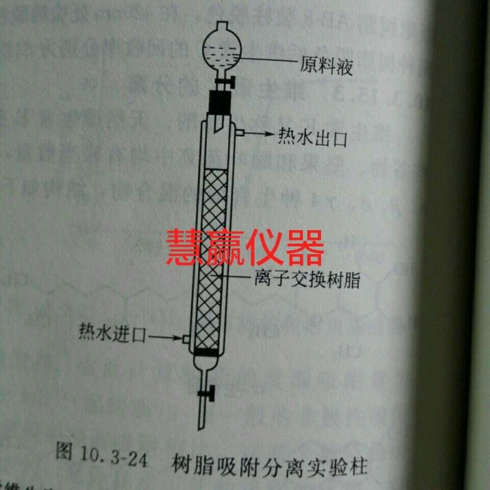 树脂吸附分离实验柱 大孔吸附树脂柱 带夹套层析柱