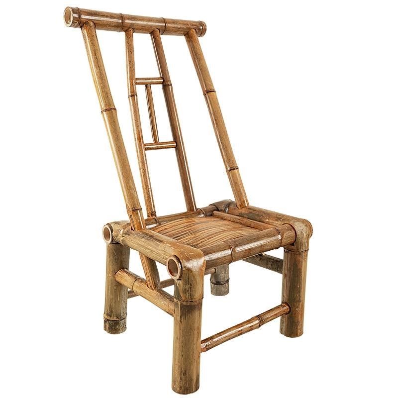竹椅子靠背椅手工老式竹编藤椅子家用阳台小竹凳竹子椅编织矮,住宅家具,阳台椅,淘宝优惠券,粉丝福利购,淘宝优惠卷
