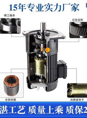 昌力立卧式齿轮减速电机WW定制刹车电机 单相电机