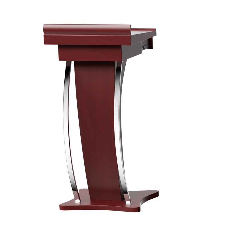 实木演讲台发言台s店迎宾台饭店接待台餐厅酒店前台导购咨客台