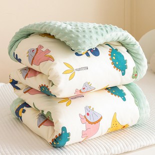 春秋幼儿园宝宝新生婴儿2023新款 儿童被子豆豆被可拆洗冬季 安抚被