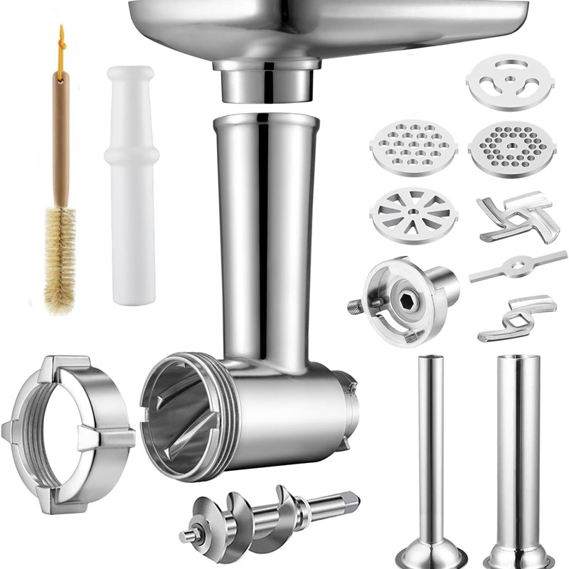 适用于厨师机凯伍德铝合y金绞肉灌肠斯麦格压面配件工具