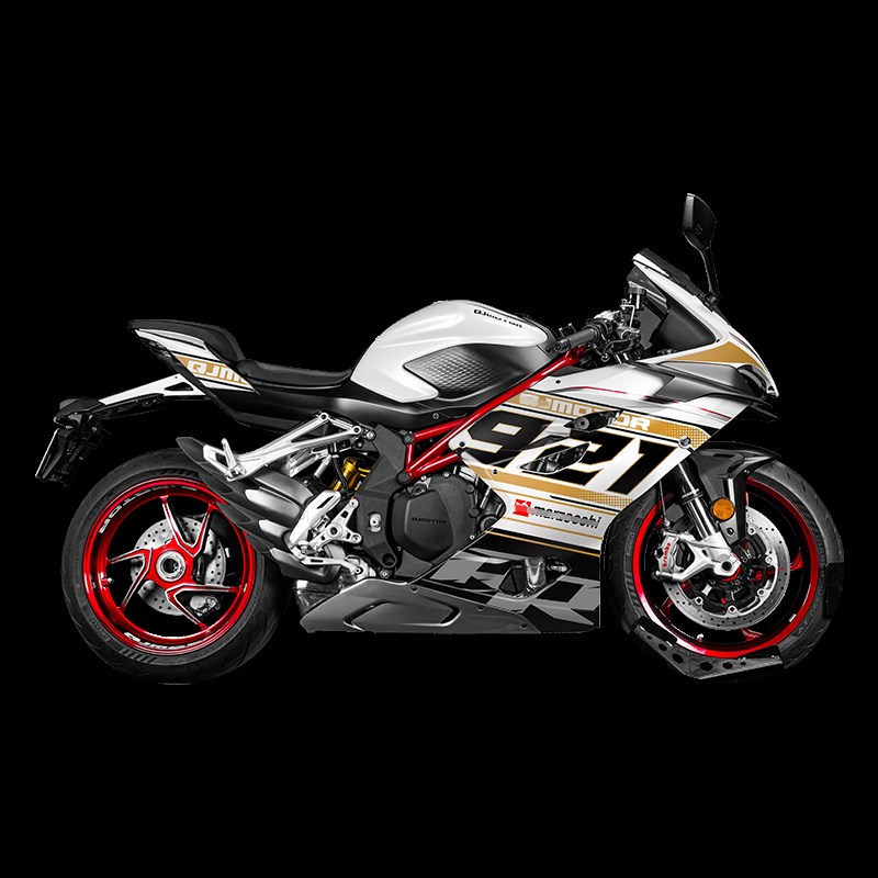 适用钱江 赛921车身拉花保护贴膜防水贴纸贴花版画贴画改装件