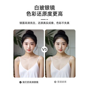 亚克力软镜子贴墙自粘全身穿衣镜贴柜门免M打孔卧室家用瑜伽舞蹈