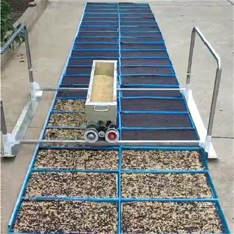 水稻播种机插秧机育秧器覆土秧田器育苗机K水田育秧秧盘电动大棚