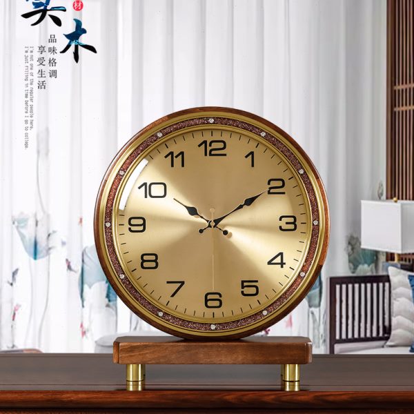 2023新款台钟座钟家用台式摆件钟表高端大气家用创意美欧式石英钟