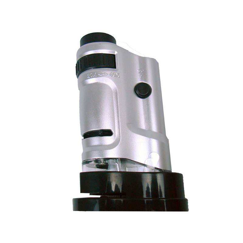 便携式2倍放大镜带LED多功能带底座安化黑茶金花高显微镜