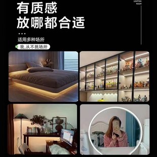 床头氛围灯带 led灯条卧室房间卧宿舍背景高级感语音智能小夜灯