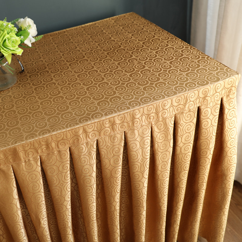 定制高端提桌布酒店饭店婚庆桌会议室桌裙桌围裙供桌罩,居家布艺,桌布,淘宝优惠券,粉丝福利购,淘宝优惠卷