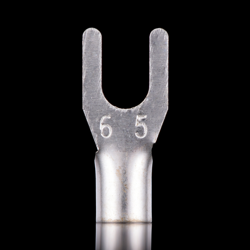 品质保证】UT叉形冷压接线端子UT-5 叉形裸端子 黄铜 1000只