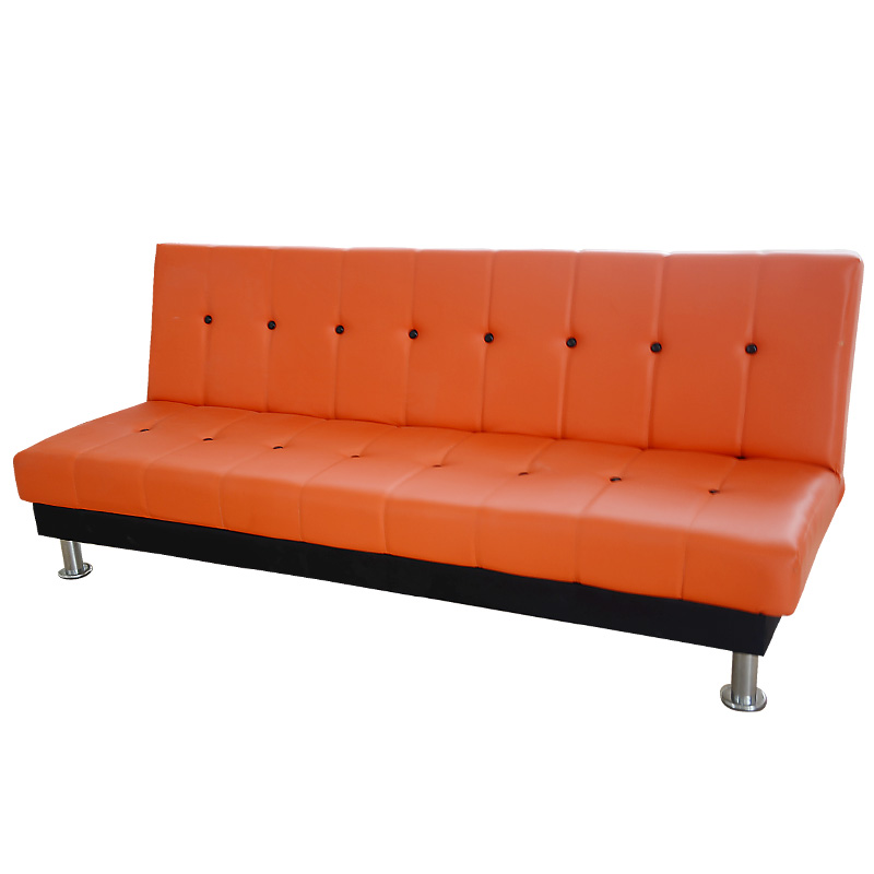 租房小沙发小户型折叠床沙发床两用懒人pu仿皮革三人1.8米