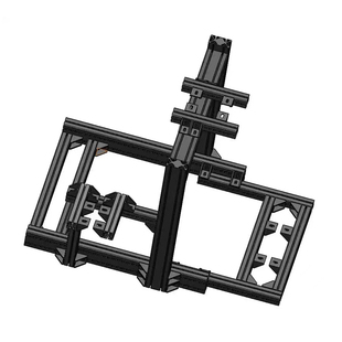 五分科技铝型材赛车支架 游戏方向盘模拟器速魔n