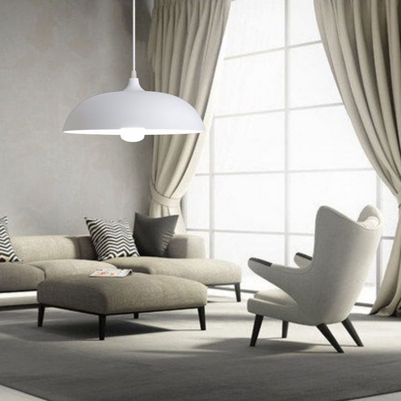 复古工业风格工程灯个性网咖奶茶店火锅店黑色锅盖小吊灯