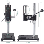 推拉力计架手压式 压力测力台压力试验负荷测试带标尺