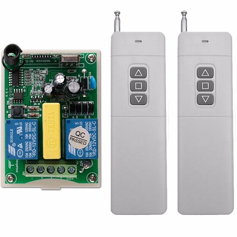 C两路电机正反转  电动门关+大功率三键一拖二