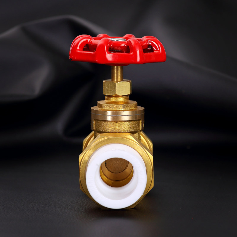 分分2PR铜闸 PPR门头活接铜球截止门PPR水管管件