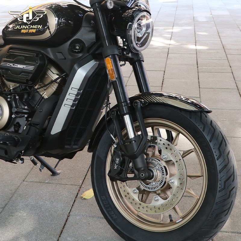 适用隆鑫无极CU250前挡泥板加长加宽挡泥无损改装LX250-22挡泥盾
