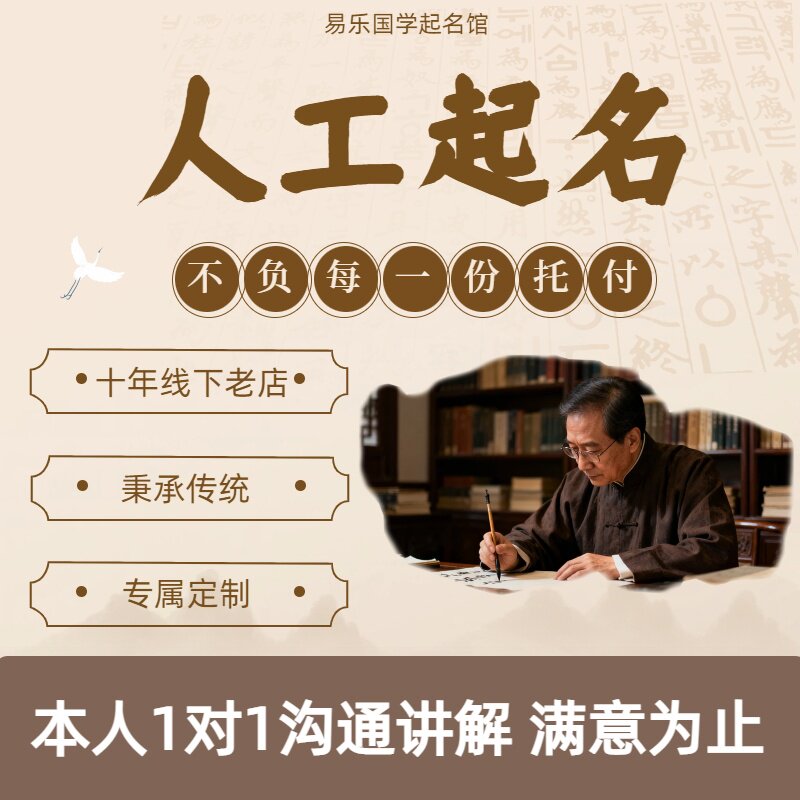 高端起名字新生婴儿起名取名字宝宝取名人工起名小男孩女孩子国学