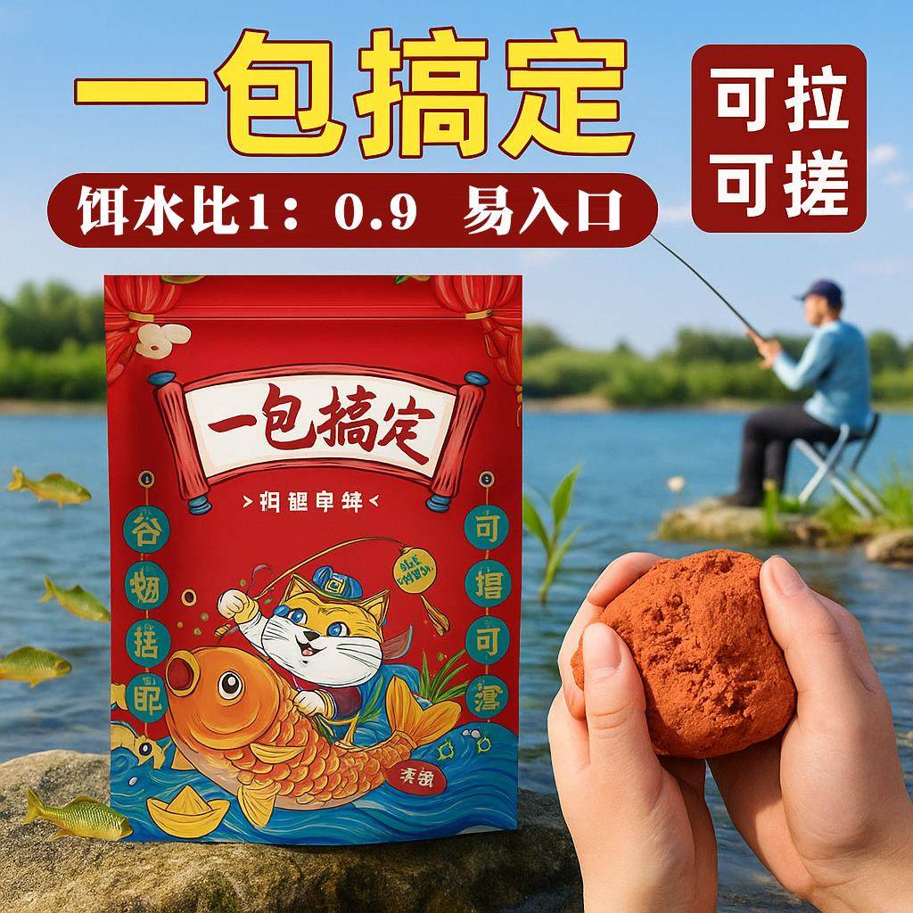 野钓鲫鱼饵料野钓打窝鱼饵通杀鲫鱼鲤鱼草鱼食鱼饵料腥香钓鱼饵料,户外/登山/野营/旅行用品,台钓饵,淘宝优惠券,粉丝福利购,淘宝优惠卷