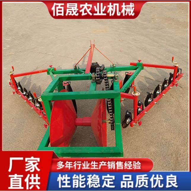 打埂机带动力筑埂圆盘起埂拖拉机带农田打背机源头厂家