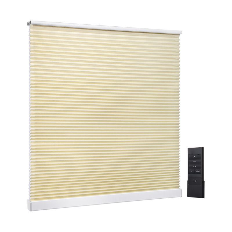 充电电动蜂巢帘 智能升降卧室遮光窗帘丰巢帘卫生间防水遮阳卷帘