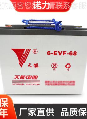 中小力动金刚电叉车ETP搬运ECL堆高车电瓶电池天能6E-VF天能6-EV-