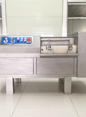 W火腿肉肠全自动切机 牛用羊肉猪肉鸡QAT鸭丁鹅禽成肉一次型商切