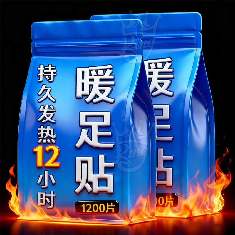 暖足贴女脚底自发热鞋垫暖脚贴艾草保暖贴宝宝贴冬季暧宝腿部防护