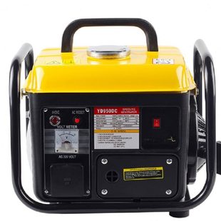 800W手提小型汽油发电机家用相220V低噪户外便携野营 二冲程650