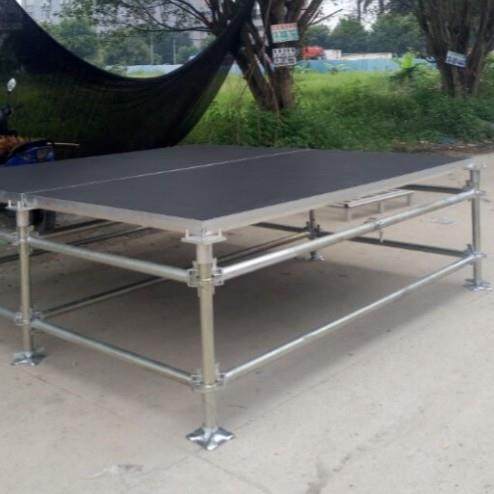 雷亚舞台架拼装移动拆卸舞台活动演出T台架子钢铁折叠舞台表演台