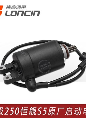 隆鑫KE250 无极250RR 恒舰S5 LX250GS-3发动机起动马达启起动电机