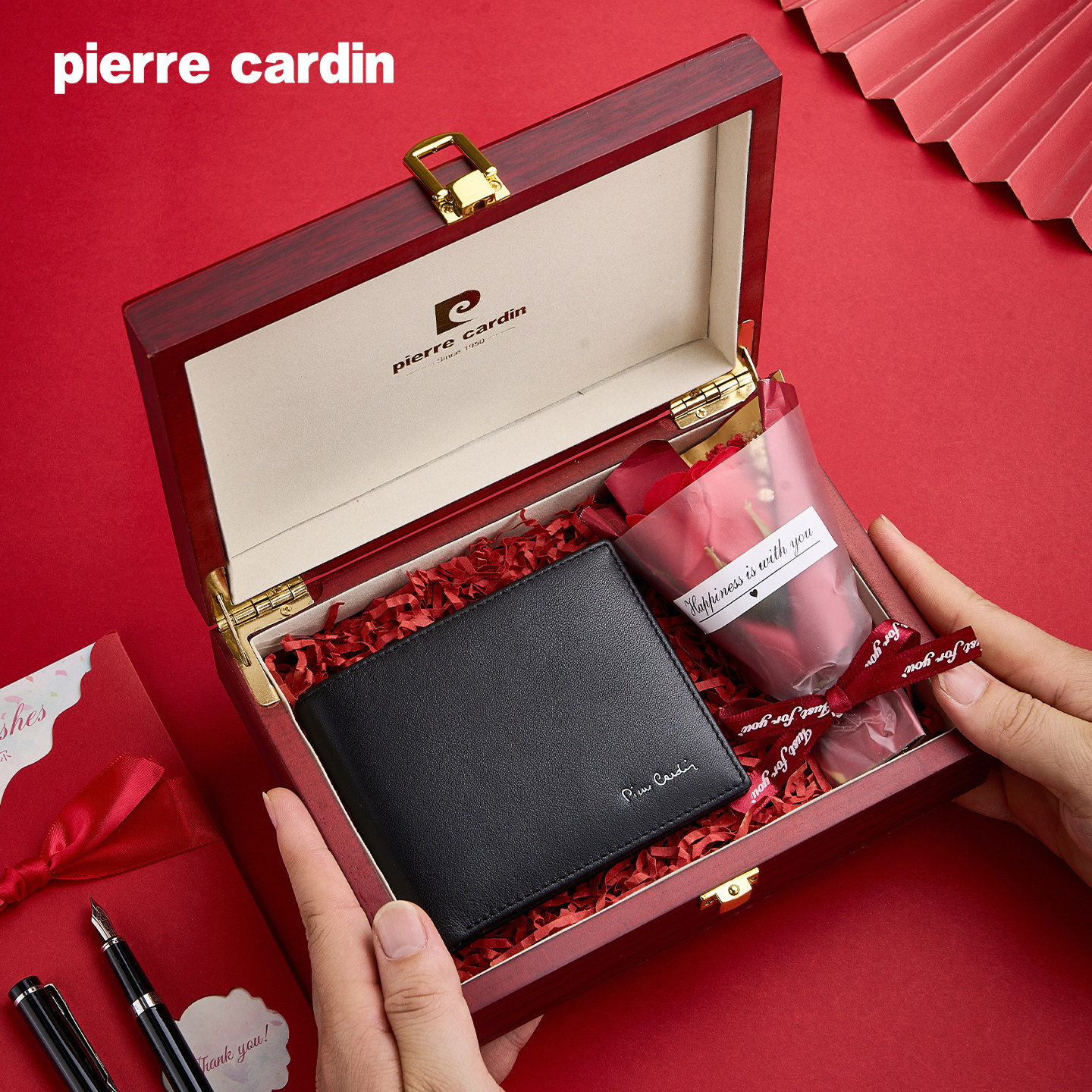 皮尔卡丹正品真皮钱包男士短款2026新款商务多功能礼盒装生日礼物,箱包皮具/热销女包/男包,钱包,淘宝优惠券,粉丝福利购,淘宝优惠卷