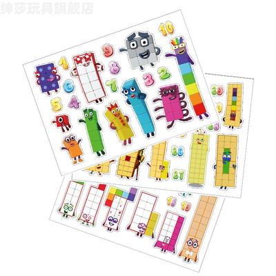 Numberblocks贴纸数字方块表情贴