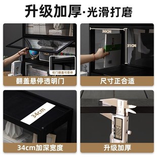 书架置物架落地书柜家用现代v简约带门防尘简易客厅多层靠墙收纳