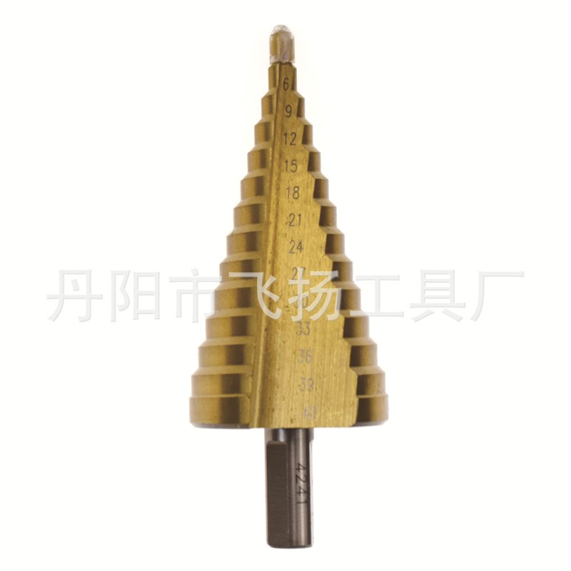 4-40mm阶梯钻头宝塔钻头多功能打孔器锥梯塔型扩孔器不锈钢开孔器