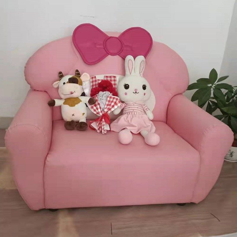 儿童沙发休闲创意幼儿园实木凳子卡通儿童房迷你阅读区靠背懒人椅