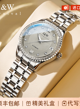 IW爱沃驰女士手表2026新款品牌正品全自动机械表女款轻奢小众女表