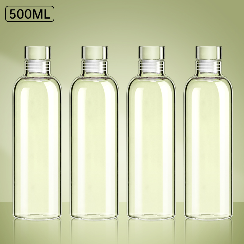 带刻度泡酒玻璃瓶密封瓶白酒瓶空瓶装酒容器高档光瓶专用存储酒器