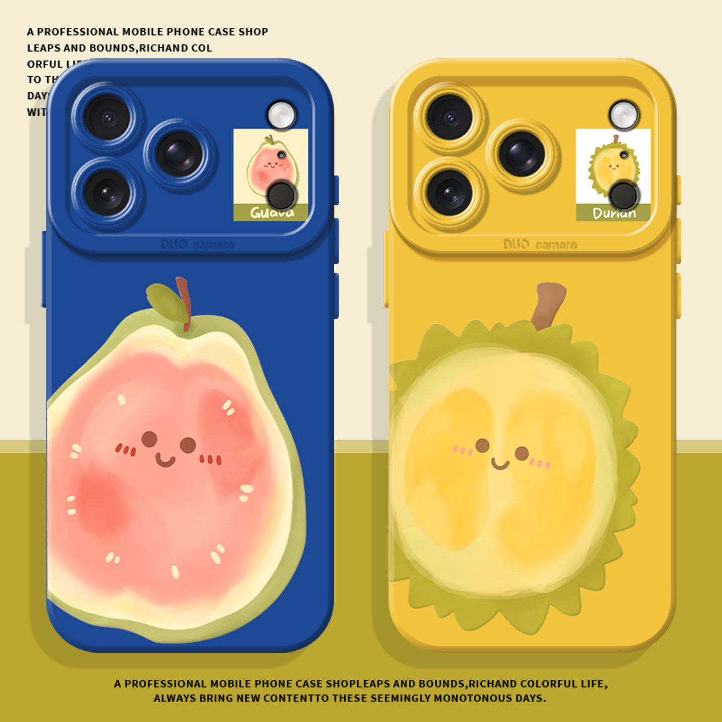 夏天卡通水果适用苹果17promax手机壳iphone15pro女14plus小清新16多巴胺13榴莲12mini可爱11情侣xs/xr/x/8/7
