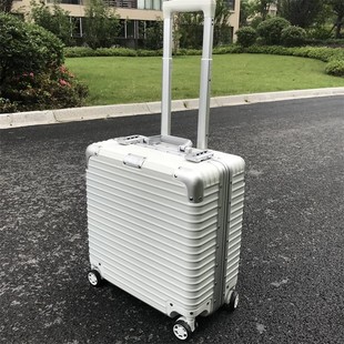 PC行李箱旅行 商务超轻17寸小拉杆箱万向轮女18寸D登机箱16寸横款