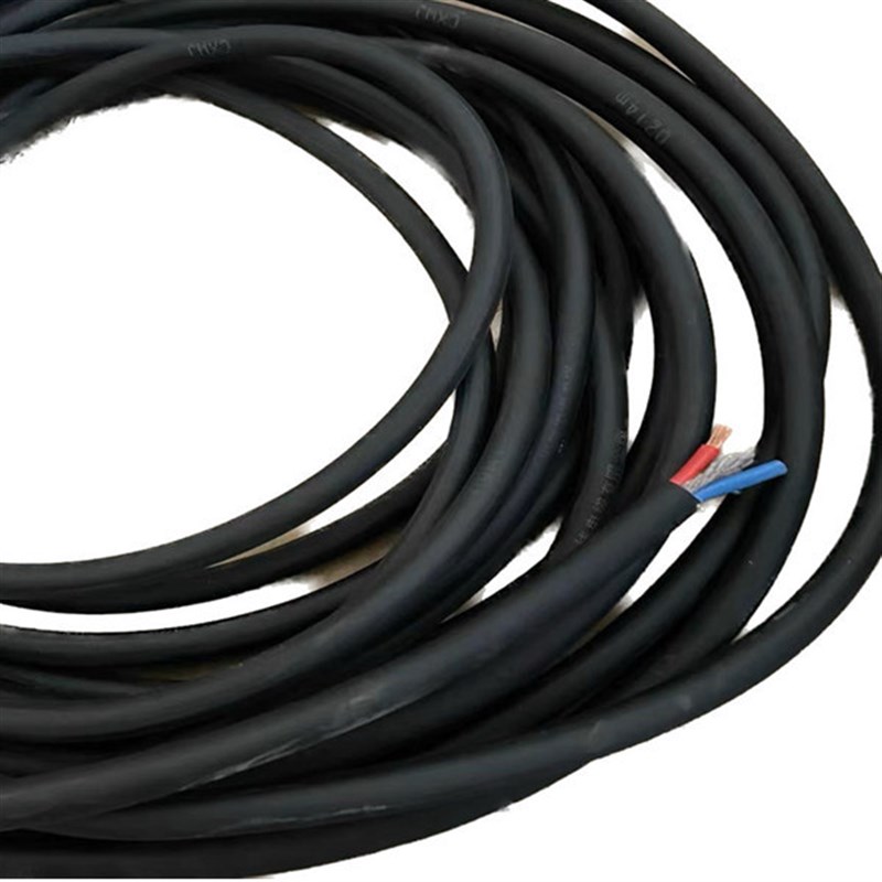 3*6平方铜芯电缆线农用三相380V三芯3线电线家用铜芯多股软线橡胶