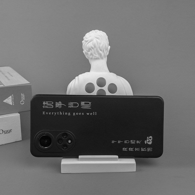 跨境新品创意人物造型凯撒大帝桌用笔插手机座收纳摆件办公桌笔筒