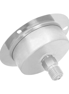 定制不锈钢轴向带边YN60ZTBF充油背接式法兰压力表M14*1.5耐震