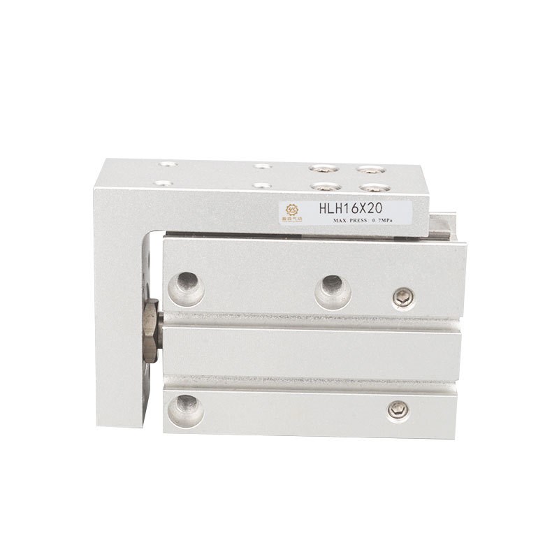 亚德客型精密滑台导轨气缸HLH6X5X10X15X20X25X30X40X50X60