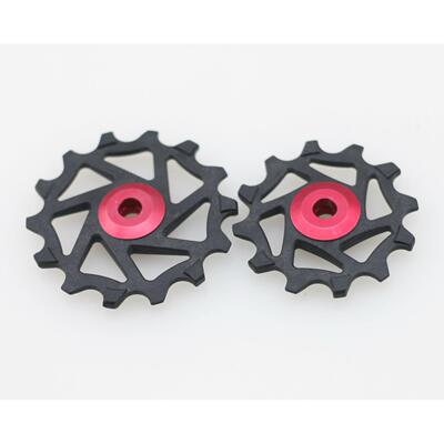 12T + 14T陶瓷变速器后拨导轮滑轮适用 速联 XX1,X01;Shiman0 XTR