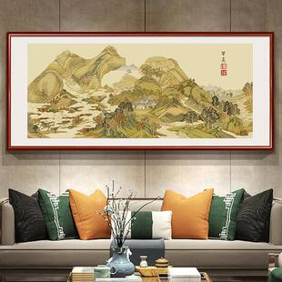 岁华纪胜图十字绣2024新款线绣客厅经典收藏山水风景名画手工刺绣