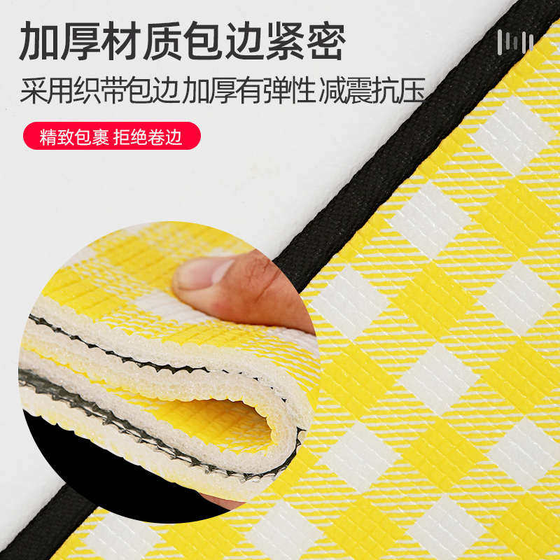 野餐垫户外露营帐篷睡垫加厚防水便携沙滩垫野炊郊游草坪防潮垫子